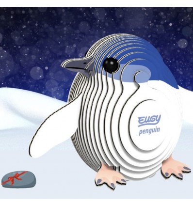 Eugy puzzle Manchot 3D en carton