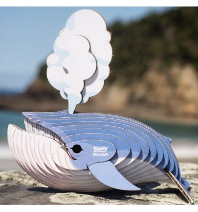 Eugy puzzle Baleine 3D en carton