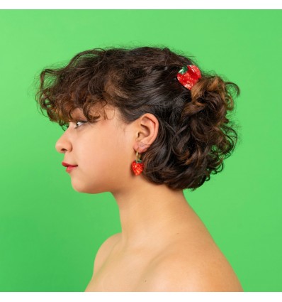 Boucles d'oreilles "Fraise" - Coucou Suzette