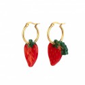 Boucles d'oreilles "Fraise" - Coucou Suzette