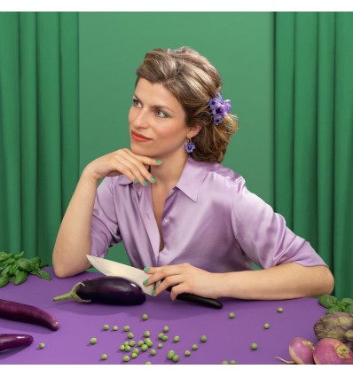 Pince à cheveux trois pensées - Coucou Suzette