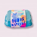 Boite bleue de 6 bougies Oeufs - Pinkstories