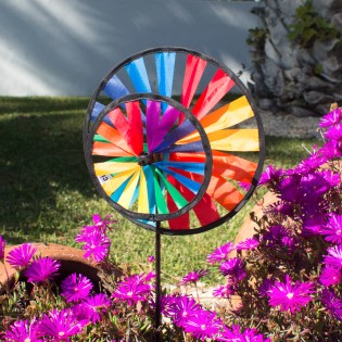 Eolienne double Roue Magique - Colours in Motion