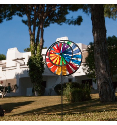 Eolienne double Roue Magique - Colours in Motion