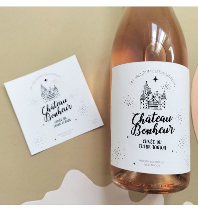 Etiquette annonce grossesse Tonton - Pamela Loops