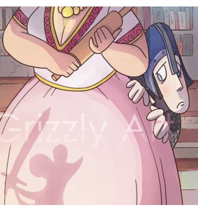 Affiche Princesse 30 x 40 cm - Grizzly Art