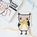Cartes à lacer bébés animaux - Wee Gallery