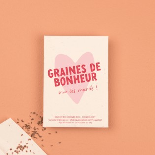 Graines à planter "Graines de Bonheur" - La Fabrique à Sachets