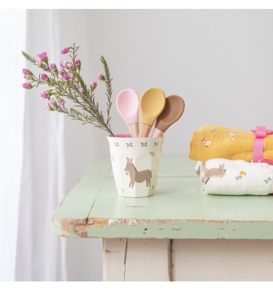 Petit verre âne en mélamine