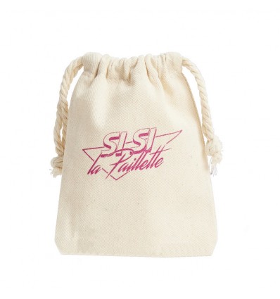 Sachet en coton - Si si la paillette