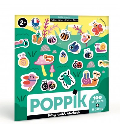 Mes 100 premiers stickers Insectes - Poppik