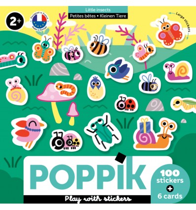 Mes 100 premiers stickers Insectes - Poppik