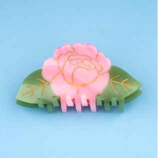 Pince à cheveux Pivoine - Coucou Suzette