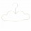 5 cintres nuage dorés