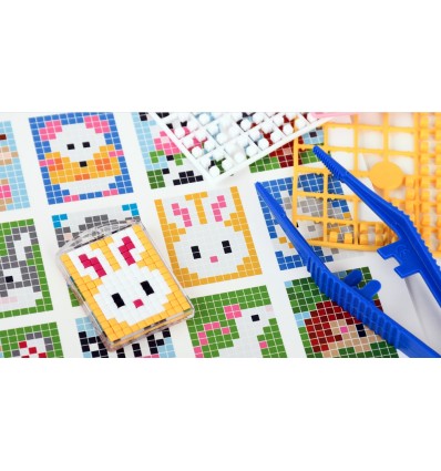 Plaque transparente pour porte-clé - Pixelhobby