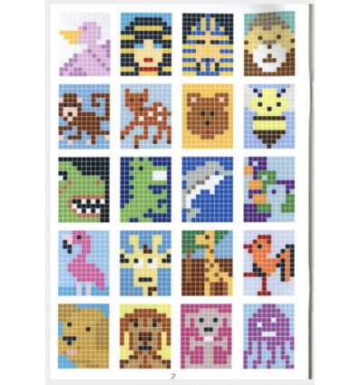 Plaque transparente pour porte-clé - Pixelhobby