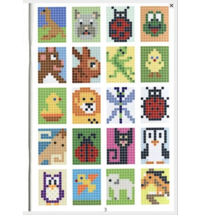 Plaque transparente pour porte-clé - Pixelhobby