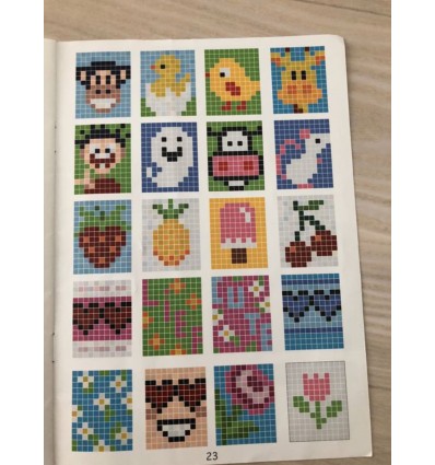 Plaque transparente pour porte-clé - Pixelhobby