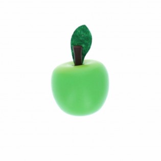 Pomme verte en bois