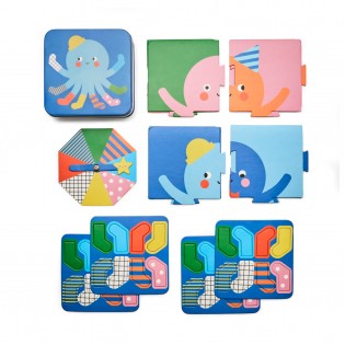 Jeu "Pieuvre à chaussettes" Socktopus - Kikkerland