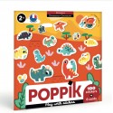 Mes 100 premiers stickers Les Dinosaures - Poppik