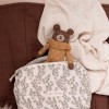 Doudou Ourson pyjama ocre à collerette - Main Sauvage