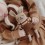 Doudou Lapin pull arc-en-ciel - Main Sauvage