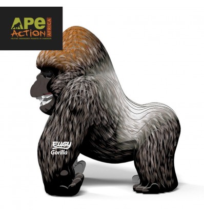 Eugy puzzle Gorille 3D en carton