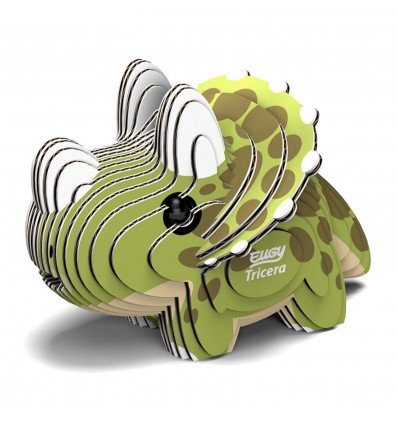 Eugy puzzle Triceratops 3D en carton