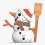 Eugy puzzle Bonhomme de neige 3D en carton