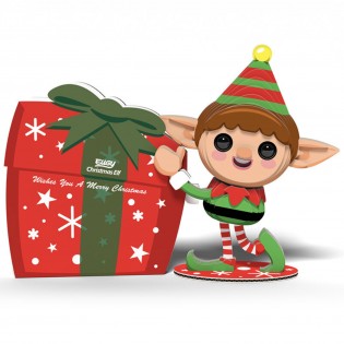 Eugy puzzle Elfe de noël 3D en carton