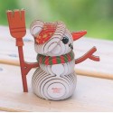 Eugy puzzle Bonhomme de neige 3D en carton