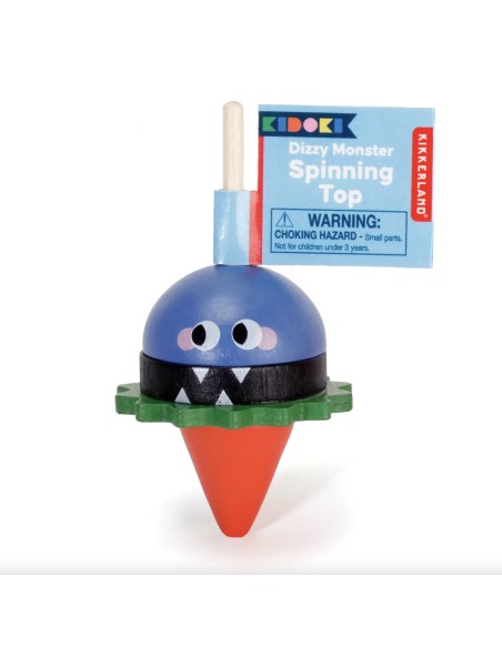 Toupie bois monstre - Kikkerland