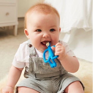 Anneau de dentition Singe Bleu - Matchstick Monkey 2