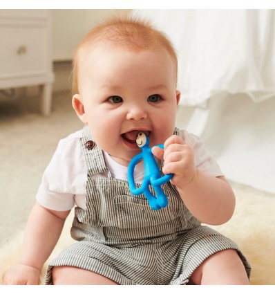 Anneau de dentition Singe Bleu - Matchstick Monkey