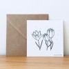 Carte Crocus - Les Petites Hirondelles