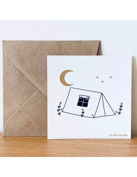 Carte Tente - Les Petites Hirondelles