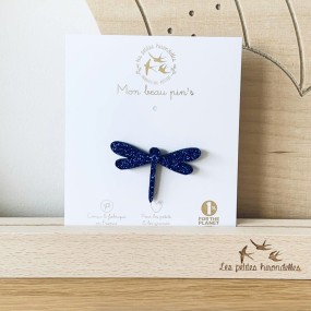 Pin's libellule bleu - Les Petites Hirondelles 2