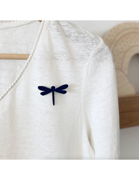 Pin's libellule bleu - Les Petites Hirondelles