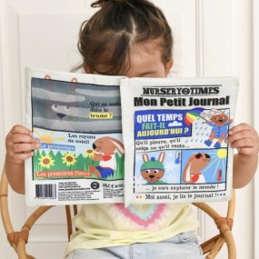 Livre d'éveil à froisser "La météo" - Mon Petit Journal 2