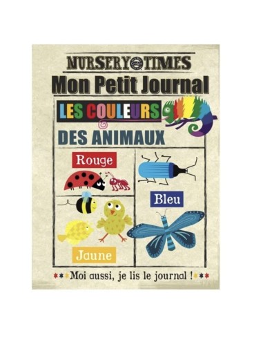 Livre d'éveil à froisser "Les couleurs" - Mon Petit Journal