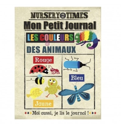 Livre d'éveil à froisser "Les couleurs" - Mon Petit Journal