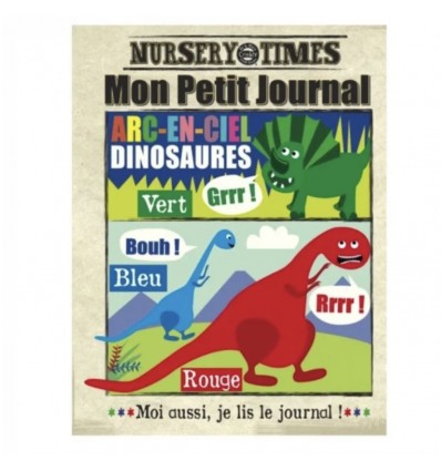 Livre d'éveil à froisser " Les dinosaures " - Mon Petit Journal
