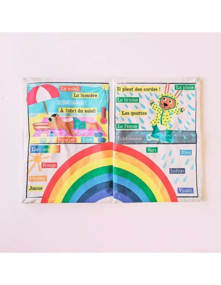 Livre d'éveil à froisser "La météo" - Mon Petit Journal