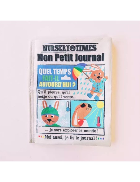 Livre d'éveil à froisser "La météo" - Mon Petit Journal