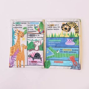 Livre d'éveil à froisser " Safari " - Mon Petit Journal 2