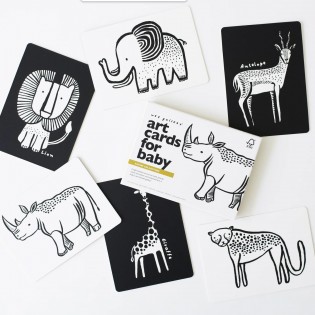 Cartes noir et blanc Safari - Wee Gallery