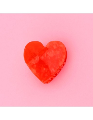 Pince à cheveux Coeur rouge- Coucou Suzette