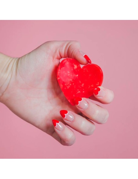 Pince à cheveux Coeur rouge- Coucou Suzette
