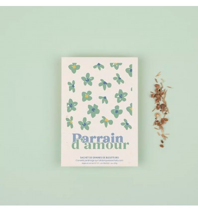 Graines à planter "Parrain d'amour" - La Fabrique à Sachets